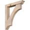 Ekena Millwork Westlake Traditional Smooth Bracket w/ Offset Brace, Douglas Fir, 5 1/2"W x 30"D x 34"H BKT0604X30X34WTL01SDF - alternate 1